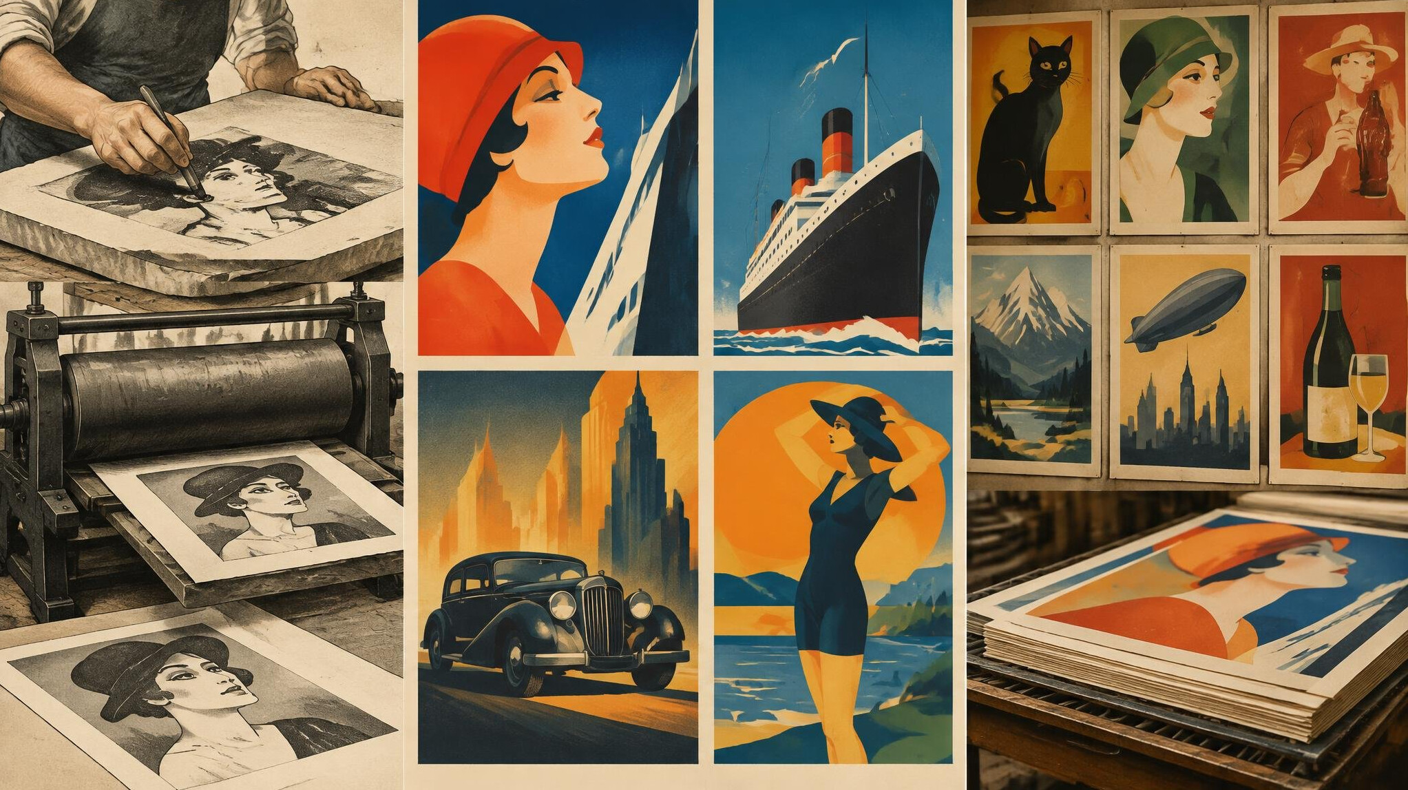 lithograph printing process