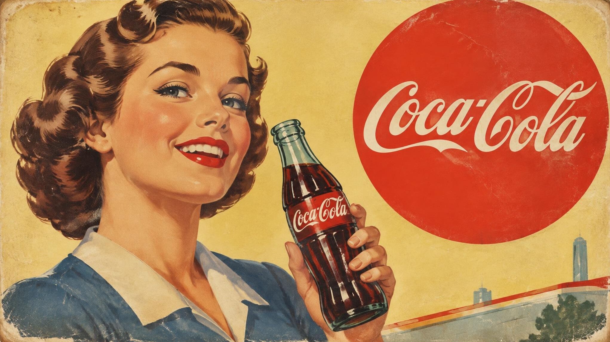 vintage advertisement poster