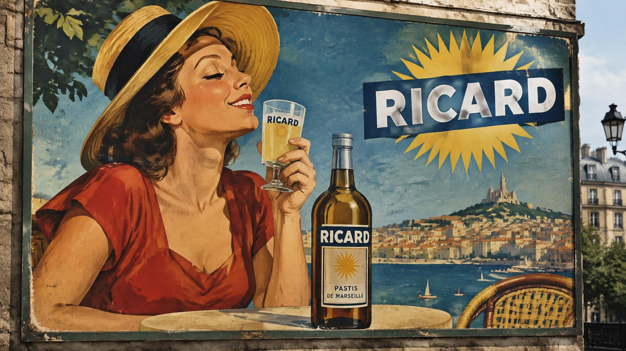 french vintage ad
