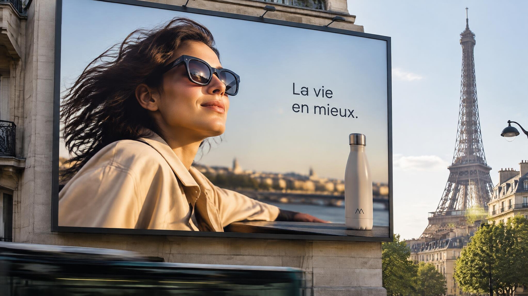 modern french ad campaign