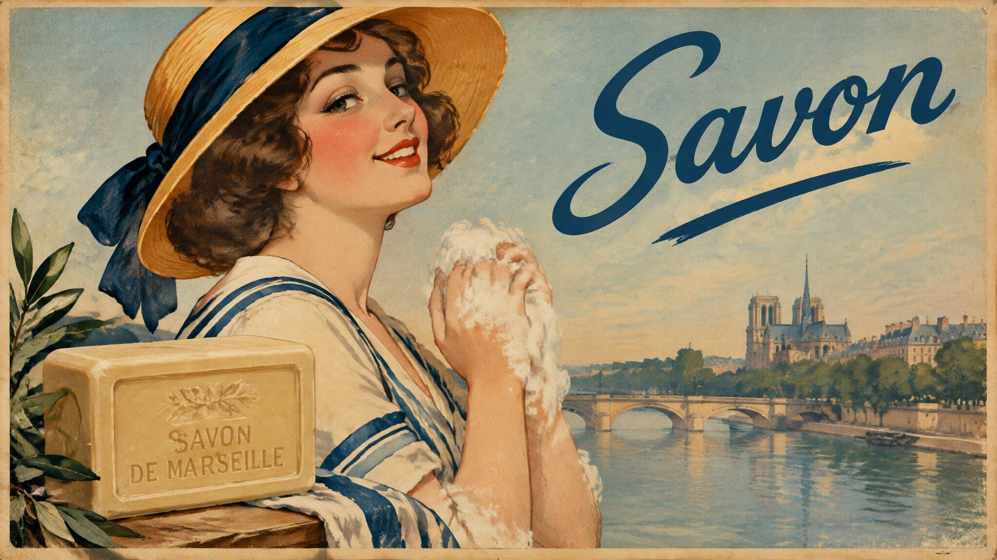 vintage french advertisement