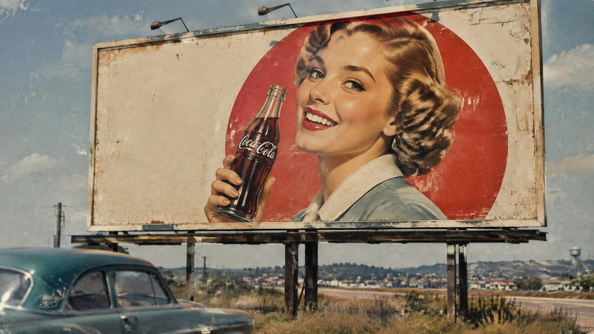vintage ad campaign