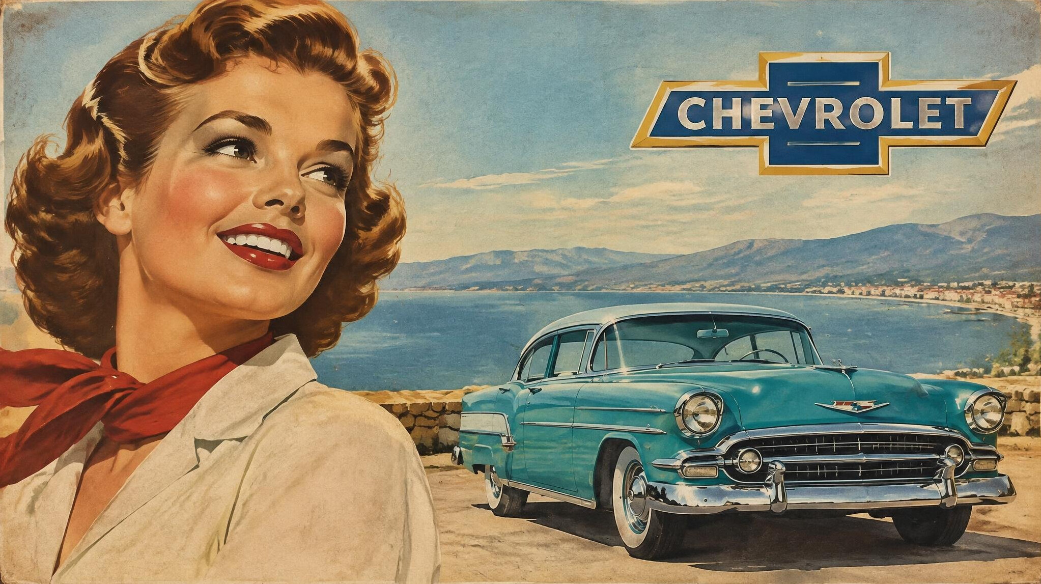 vintage billboard ad